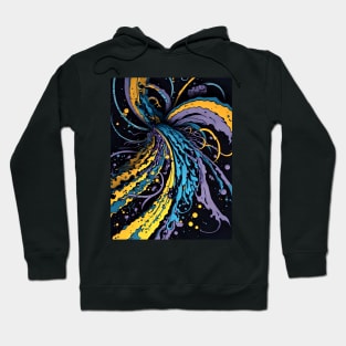 Abstract Colorful Vortex Hoodie